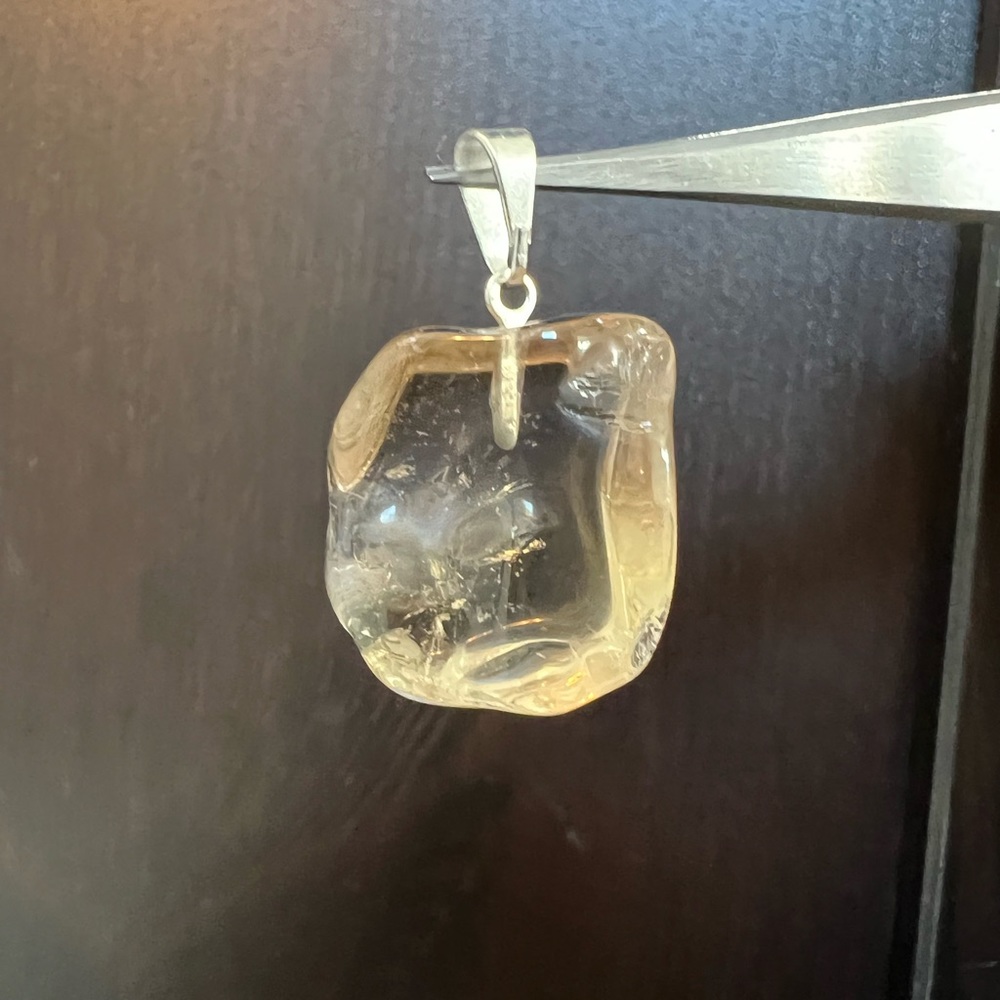 Natural Citrine pendant from Brazil